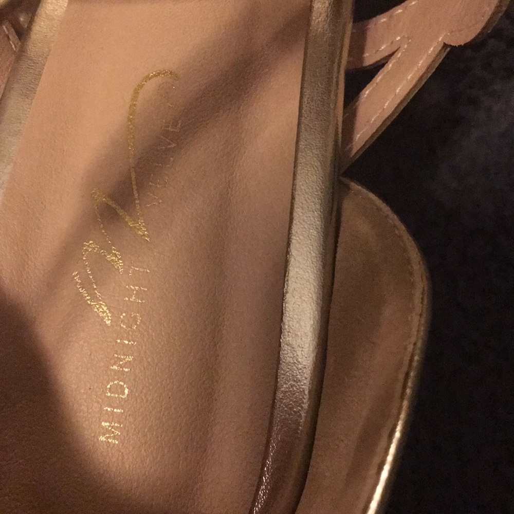 Gold sandals